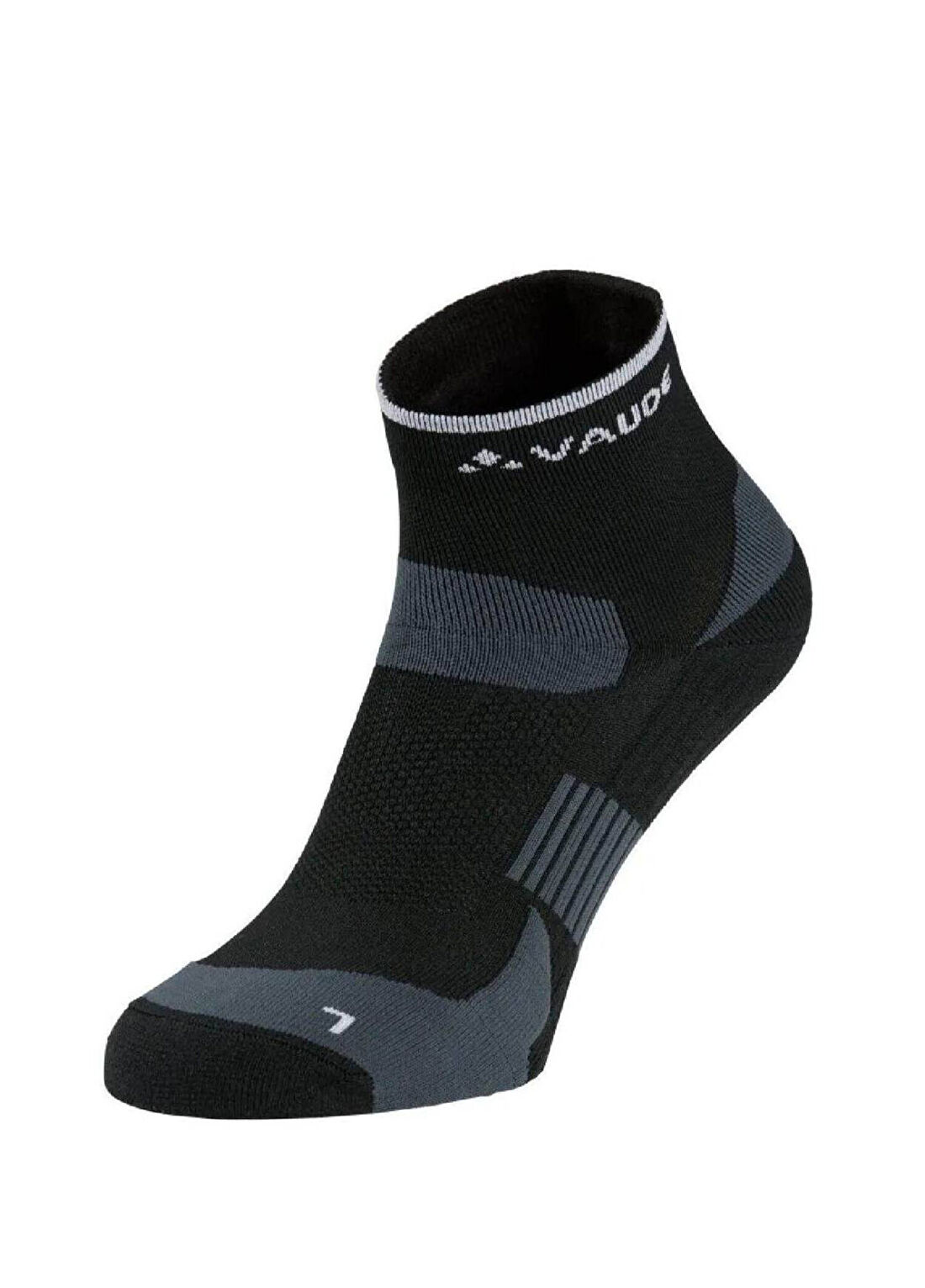 Vaude Siyah Kısa Erkek Bisiklet Çorabı 40134