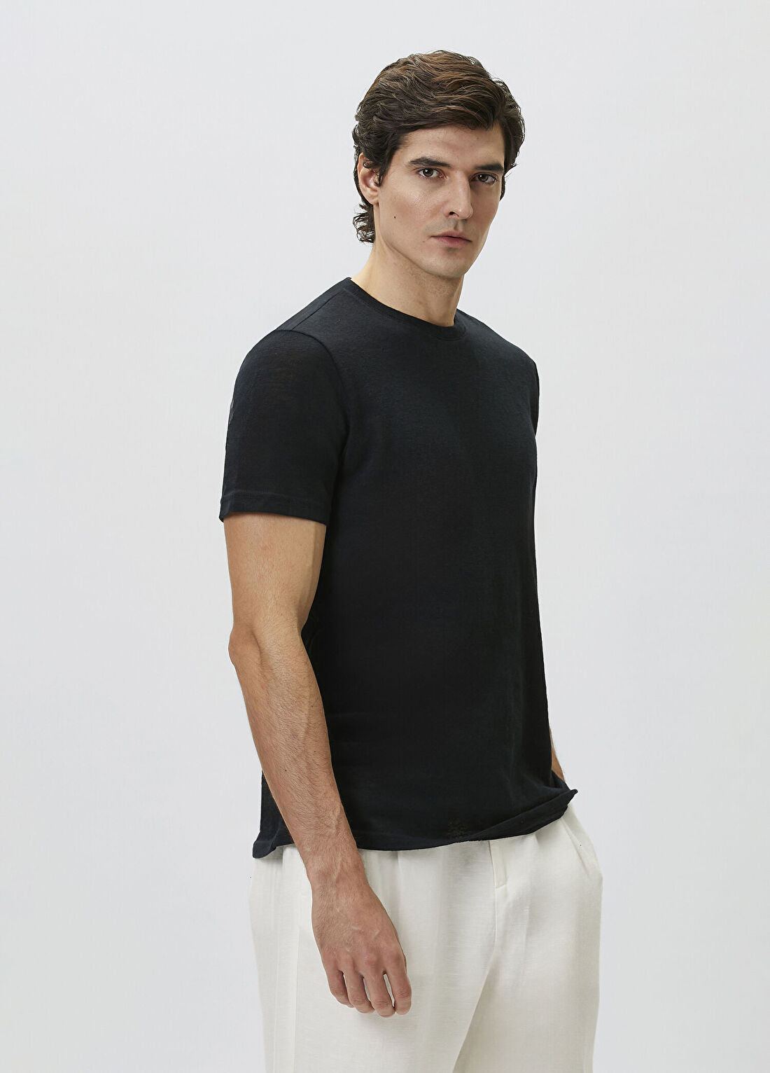 Network Lacivert Basic T-shirt görsel 4
