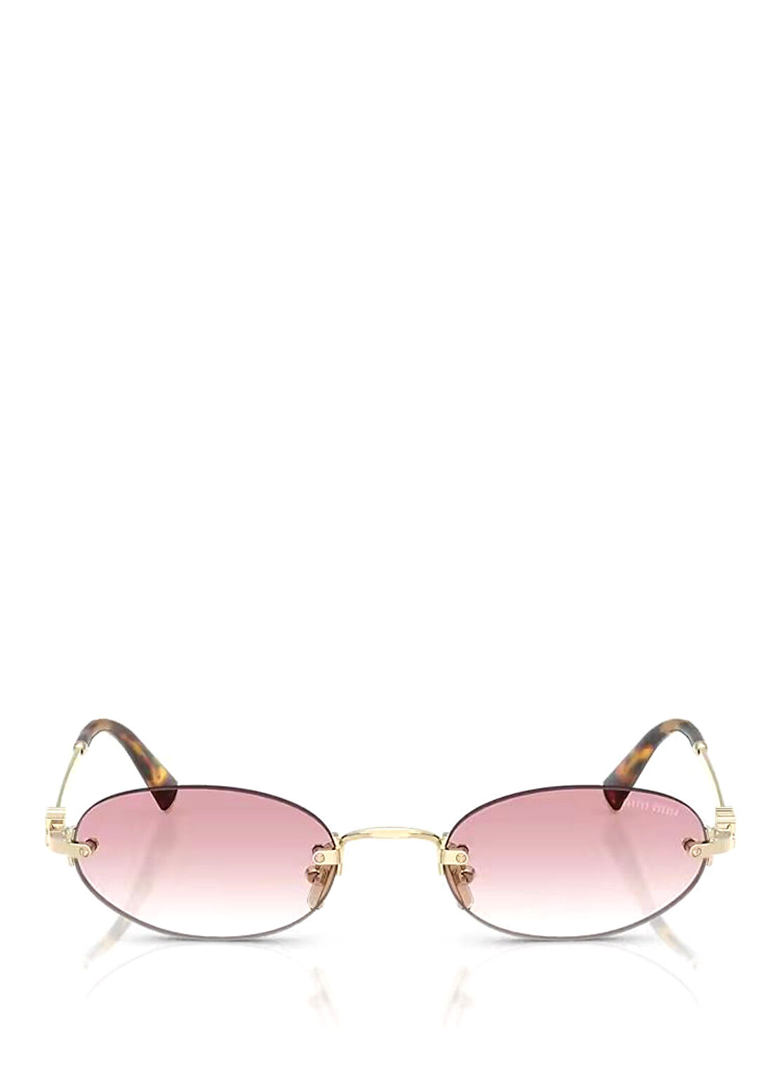 Miu Miu MU A54S Light Gold Kadın Güneş Gözlüğü görsel 2