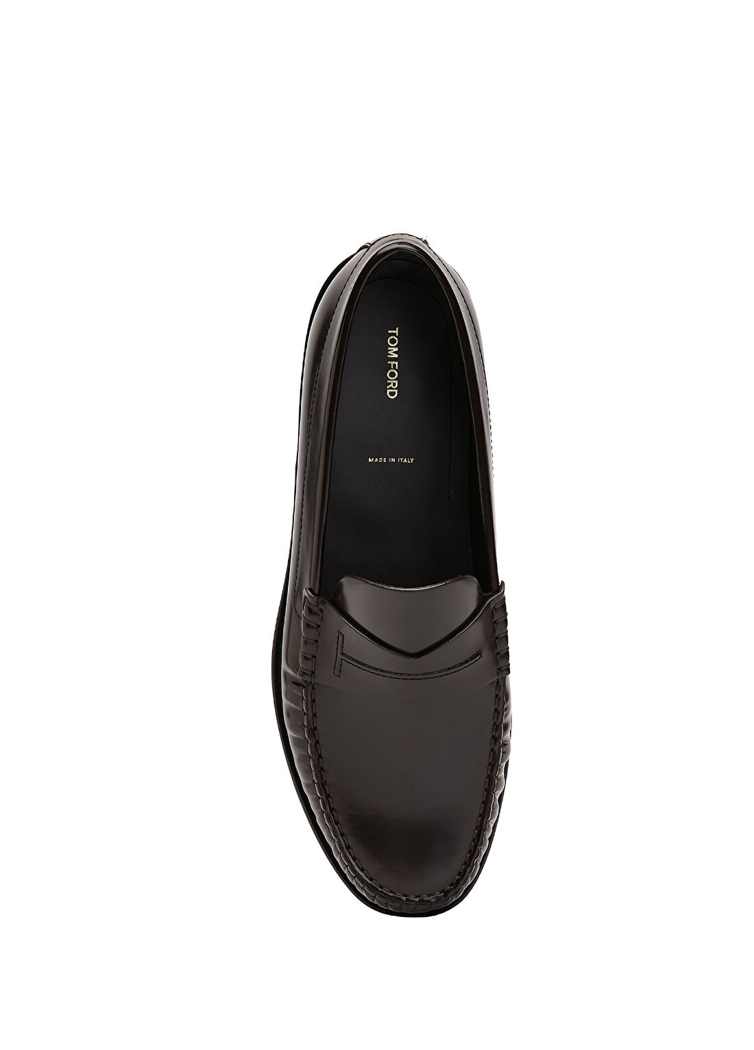 Tom Ford Kahverengi Erkek Deri Loafer görsel 4