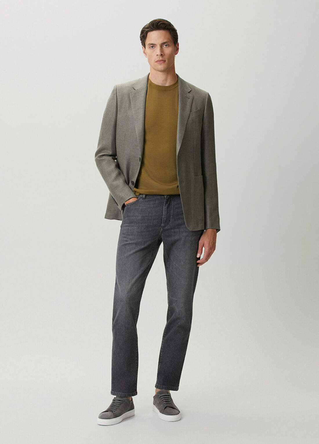 Zegna Siyah Jean Pantolon