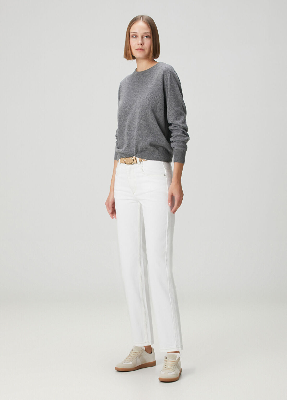 Isabel Marant Dakota Beyaz Jean Pantolon