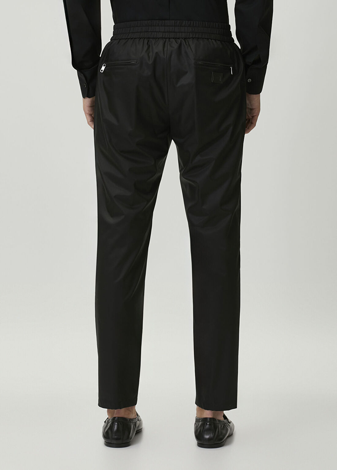 Dolce&Gabbana Siyah Beli Kordonlu Pantolon görsel 3