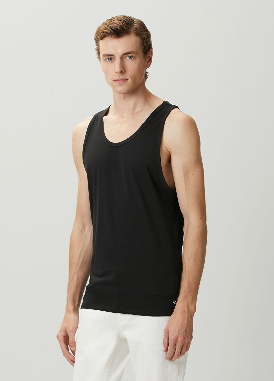 Calvin Klein 3lü Siyah Atlet Seti görsel 3
