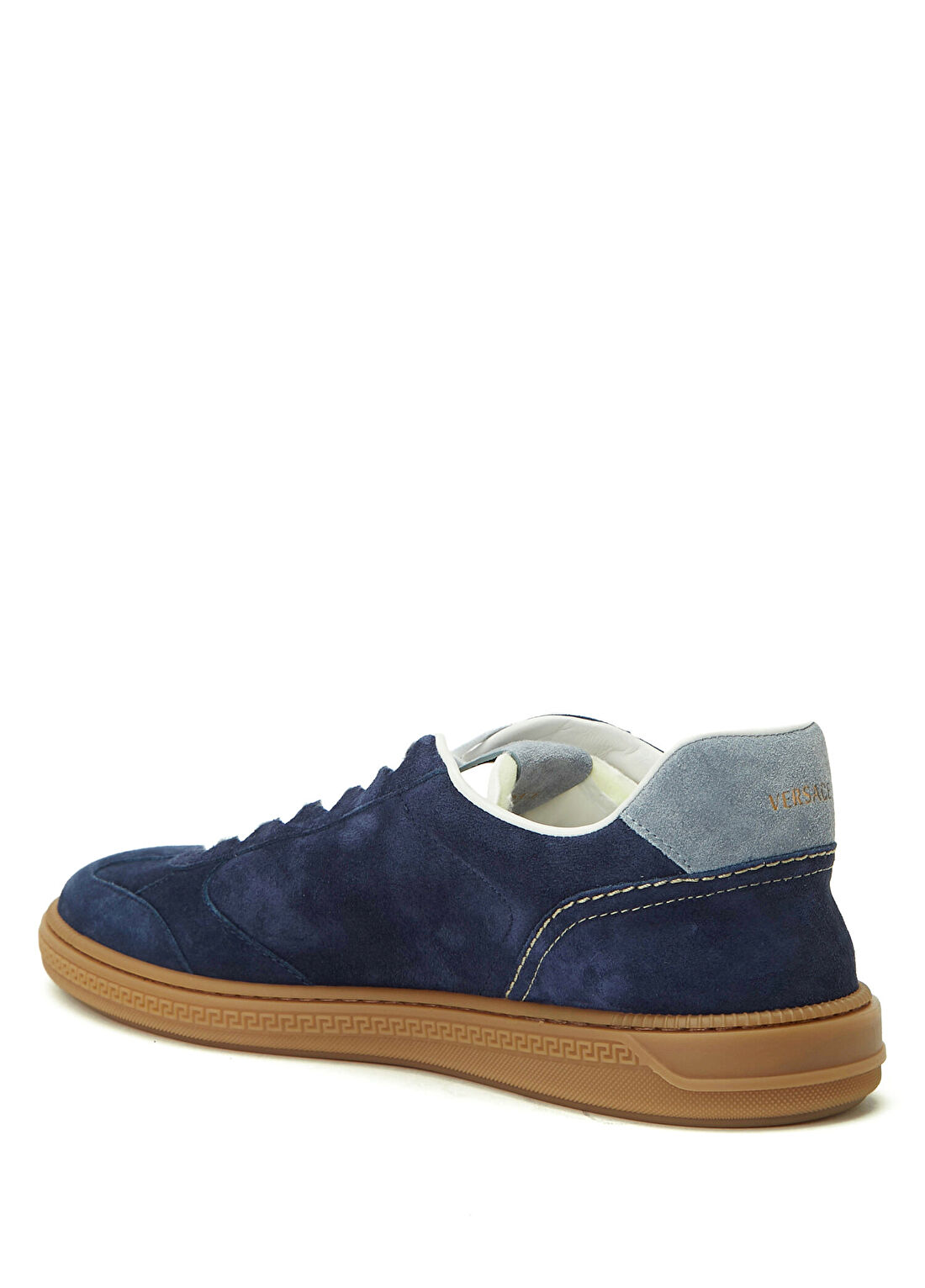 Versace Lacivert Erkek Deri Sneaker görsel 3