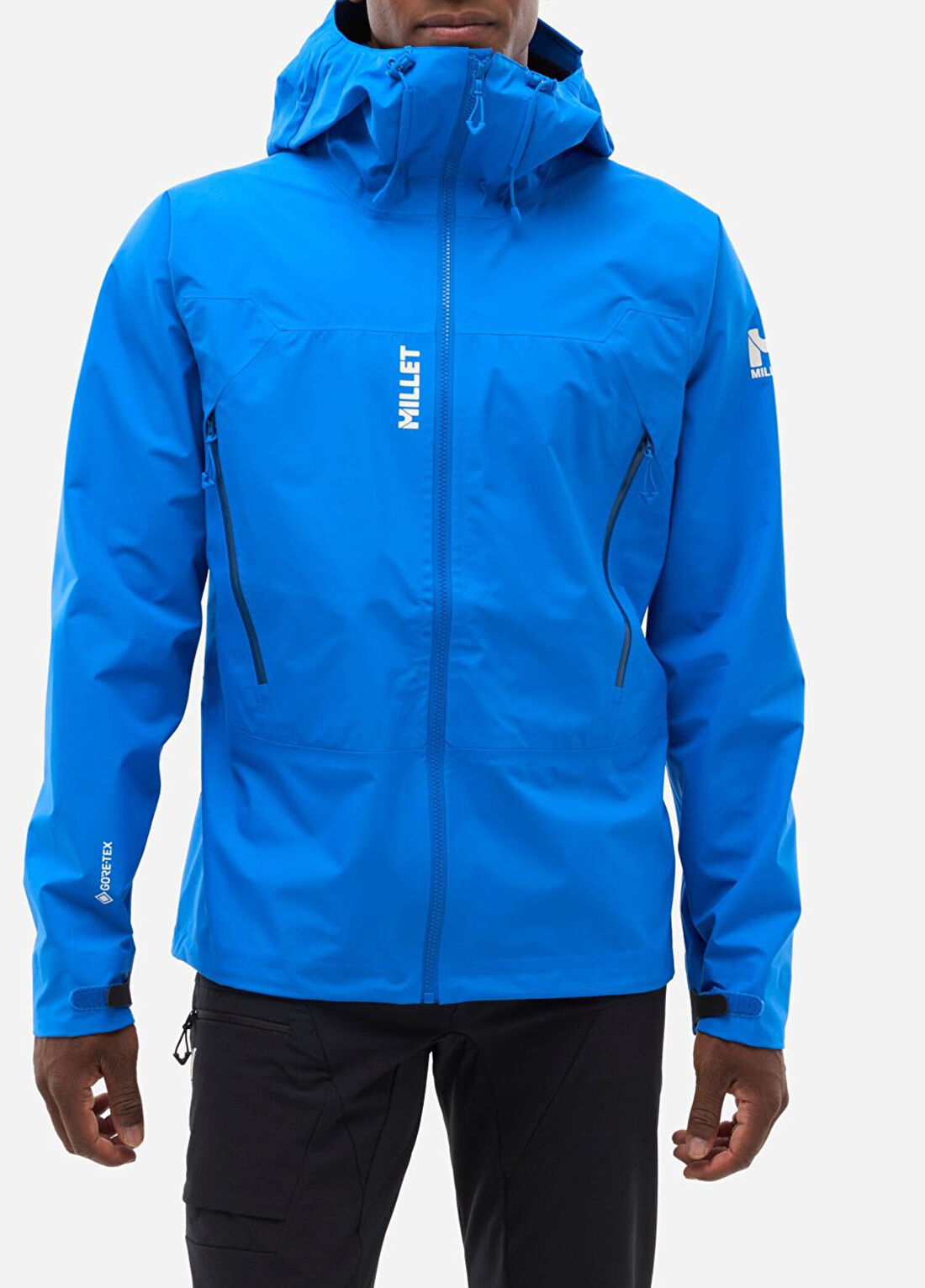 Millet Kamet Light Gore-Tex® 3L Plain Mavi Erkek Spor Ceket görsel 2