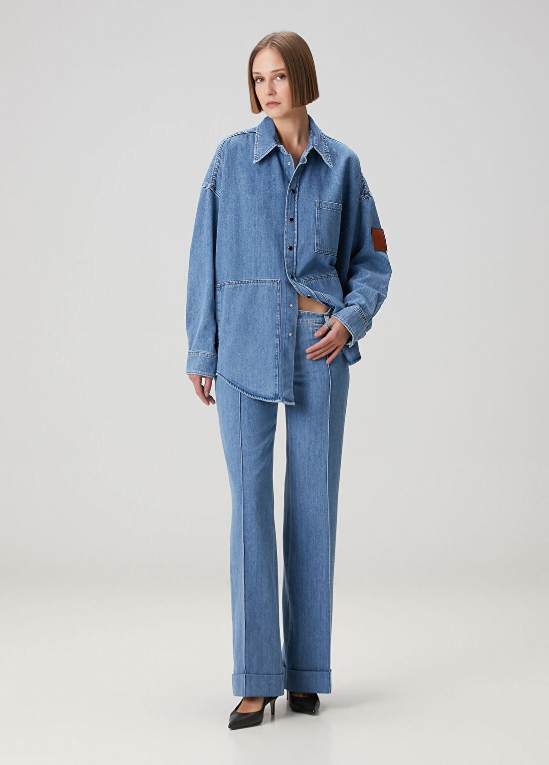 Missoni Mavi Flared Jean Pantolon
