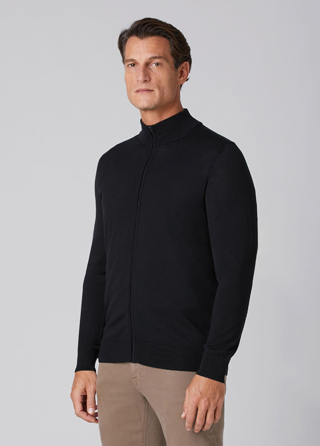 Beymen Collection Siyah Yün Triko Hırka görsel 4