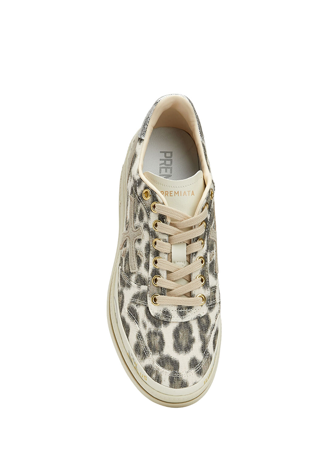 Premiata Micol Leopar Desenli Kadın Sneaker görsel 4