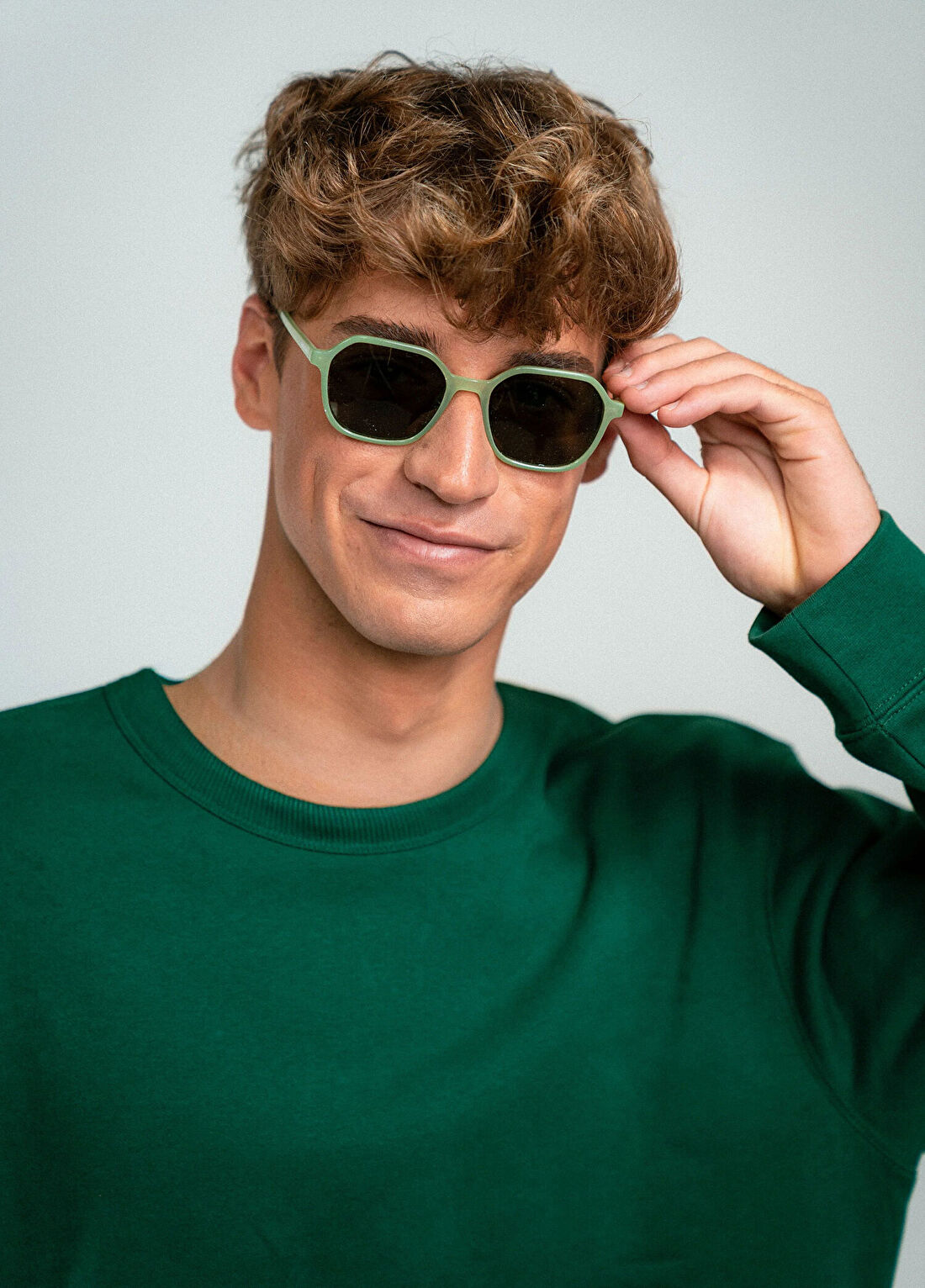Parafina Valle Yeşil Unisex Güneş Gözlüğü görsel 4