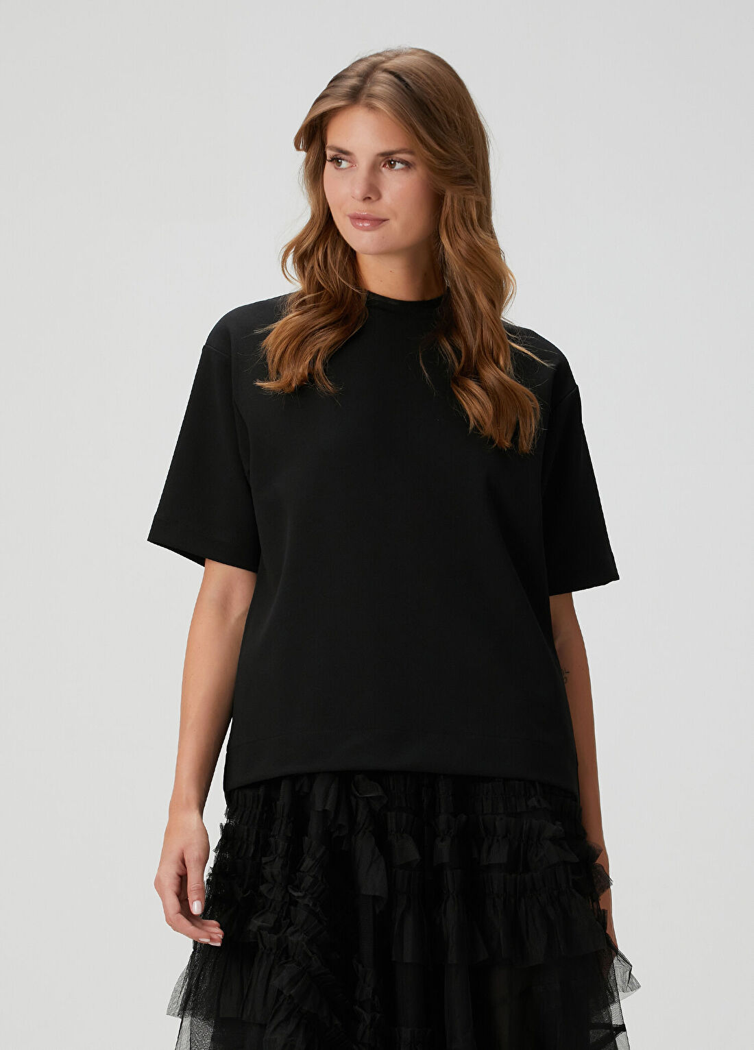 AllSaints Dani Siyah T-shirt