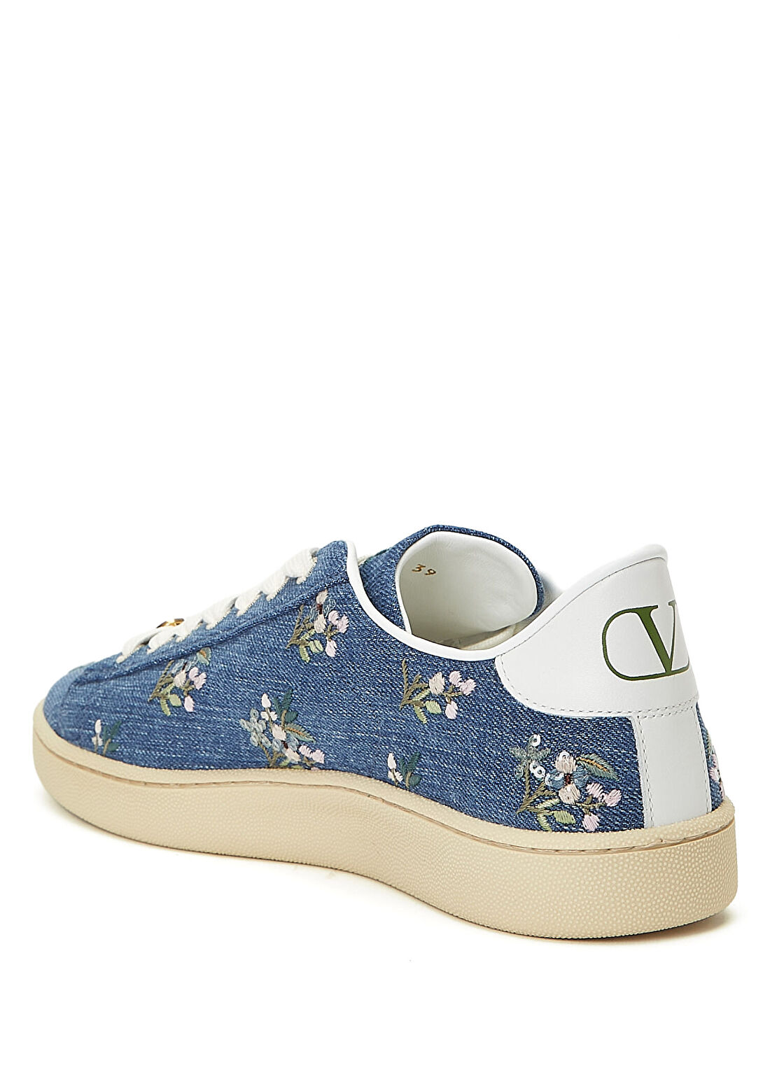 Valentino Garavani Mavi Kadın Denim Sneaker görsel 3