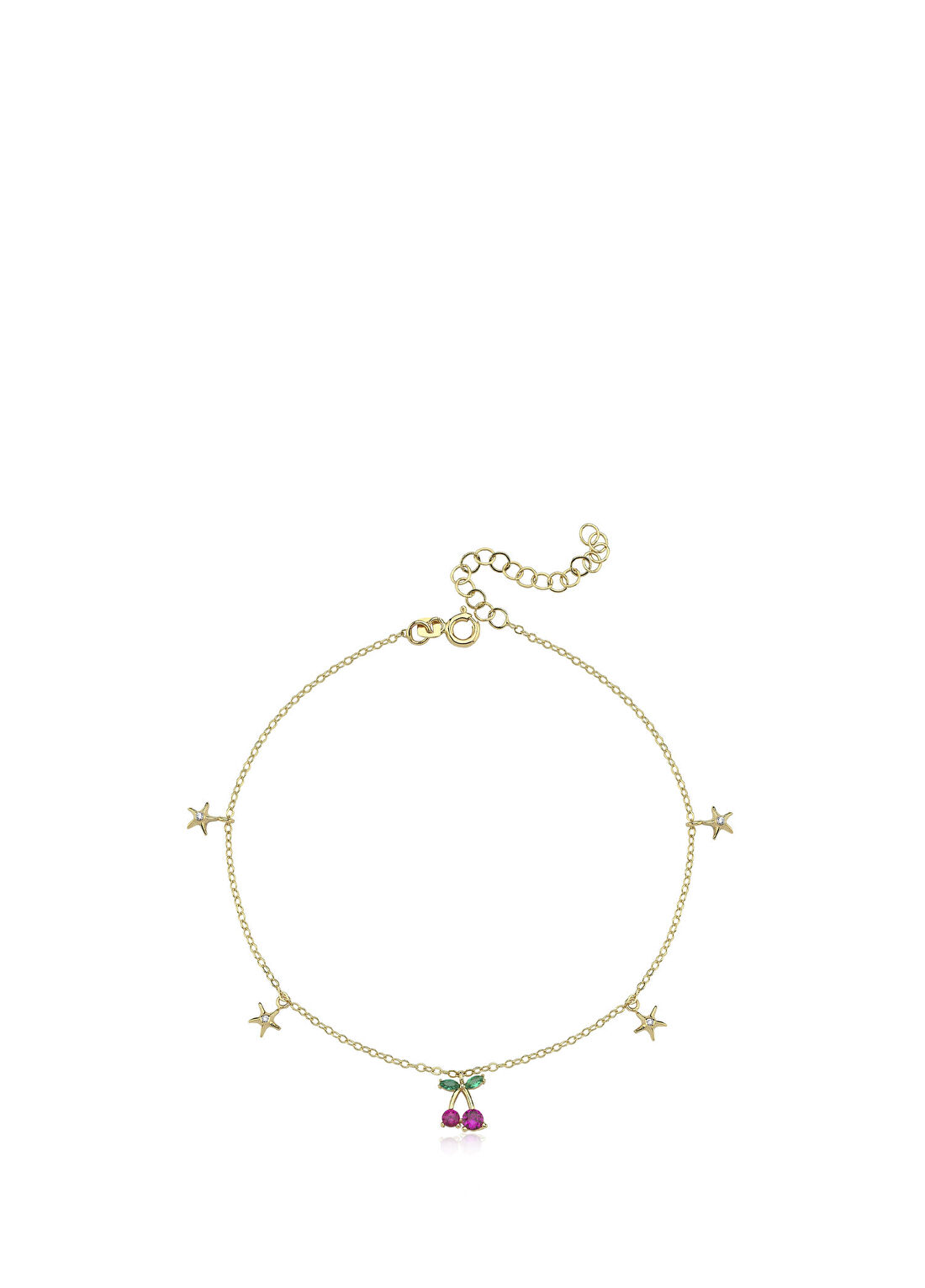 Hamza Yılmaz Jewelry Cherry 14 Ayar Altın Kadın Halhal