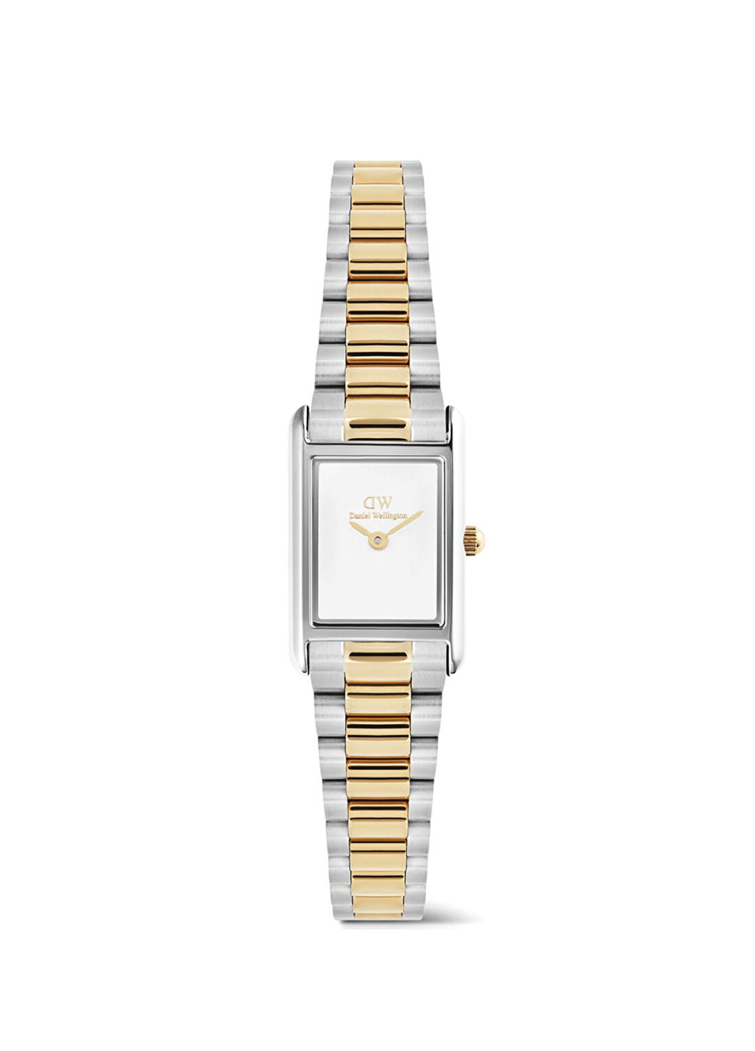 Daniel Wellington Bound Mini 3-Link White Two Tone Rose Gold Metal Kadın Kol Saati