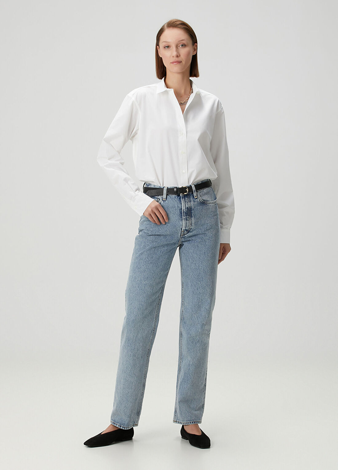 Toteme Classic Cut Mavi Jean Pantolon