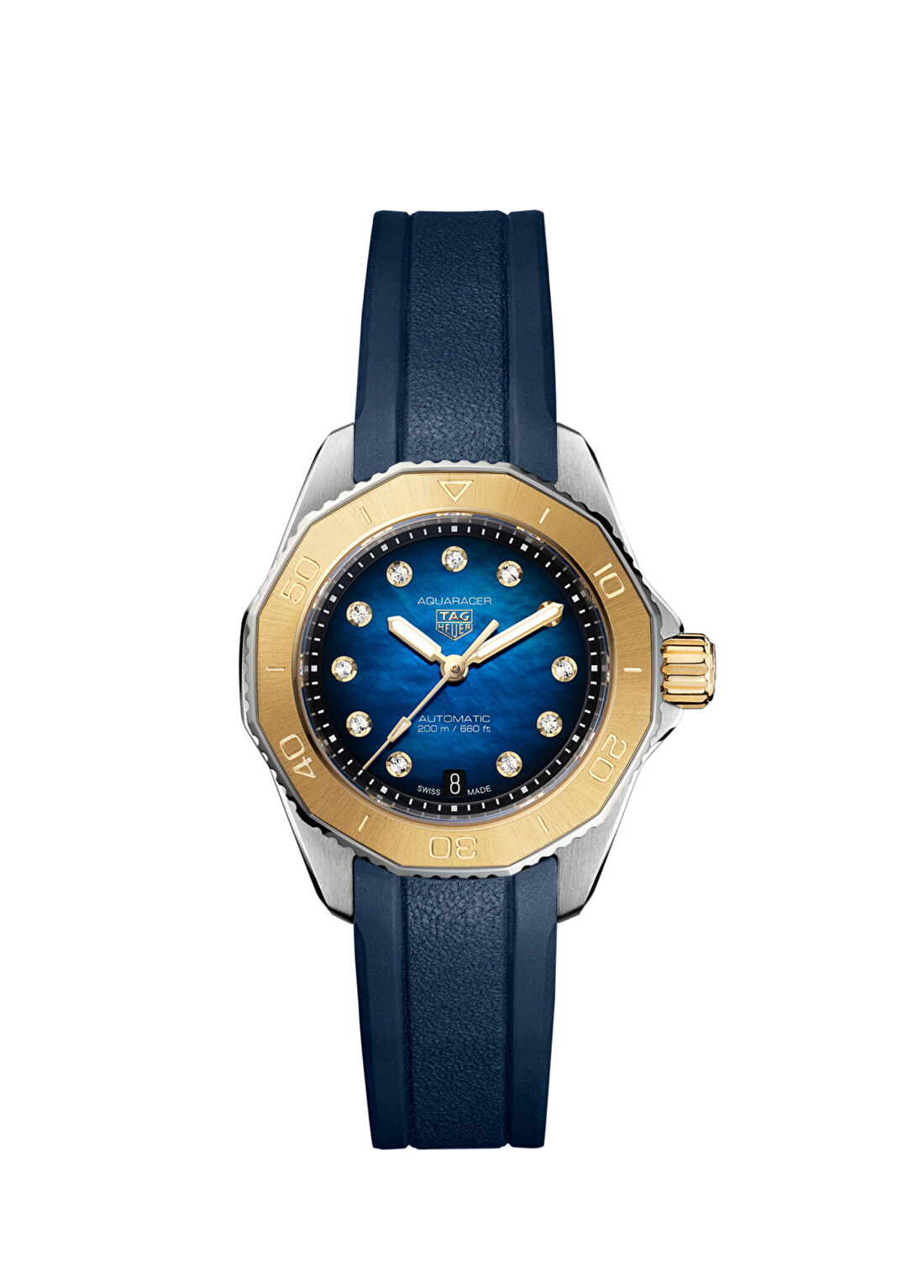 TAG Heuer Aquaracer Professional 200 Auto Steel Gold Saat