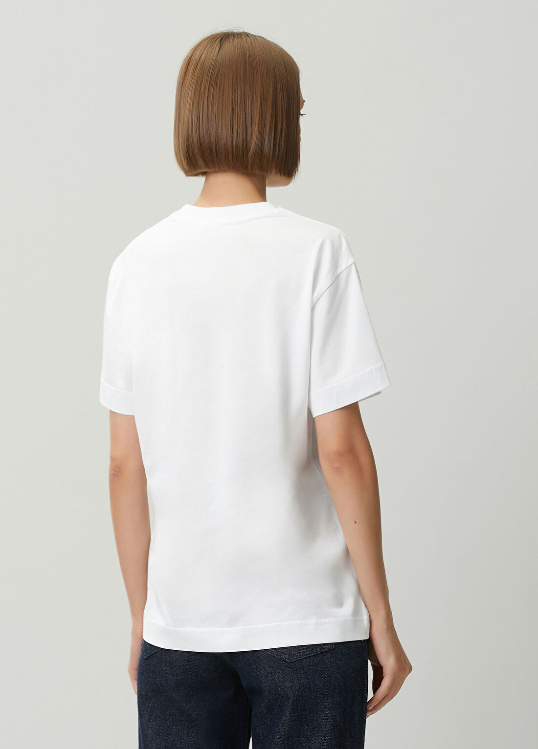 Givenchy Beyaz Leoparlı Logolu T-shirt görsel 4