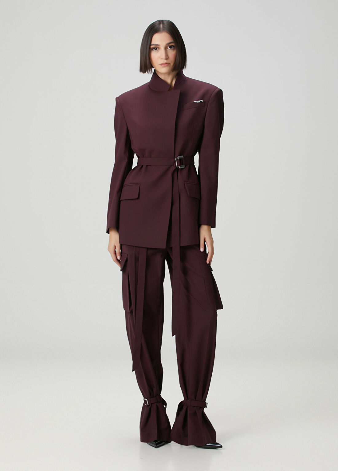 The Attico Bordo Kemerli Pantolon