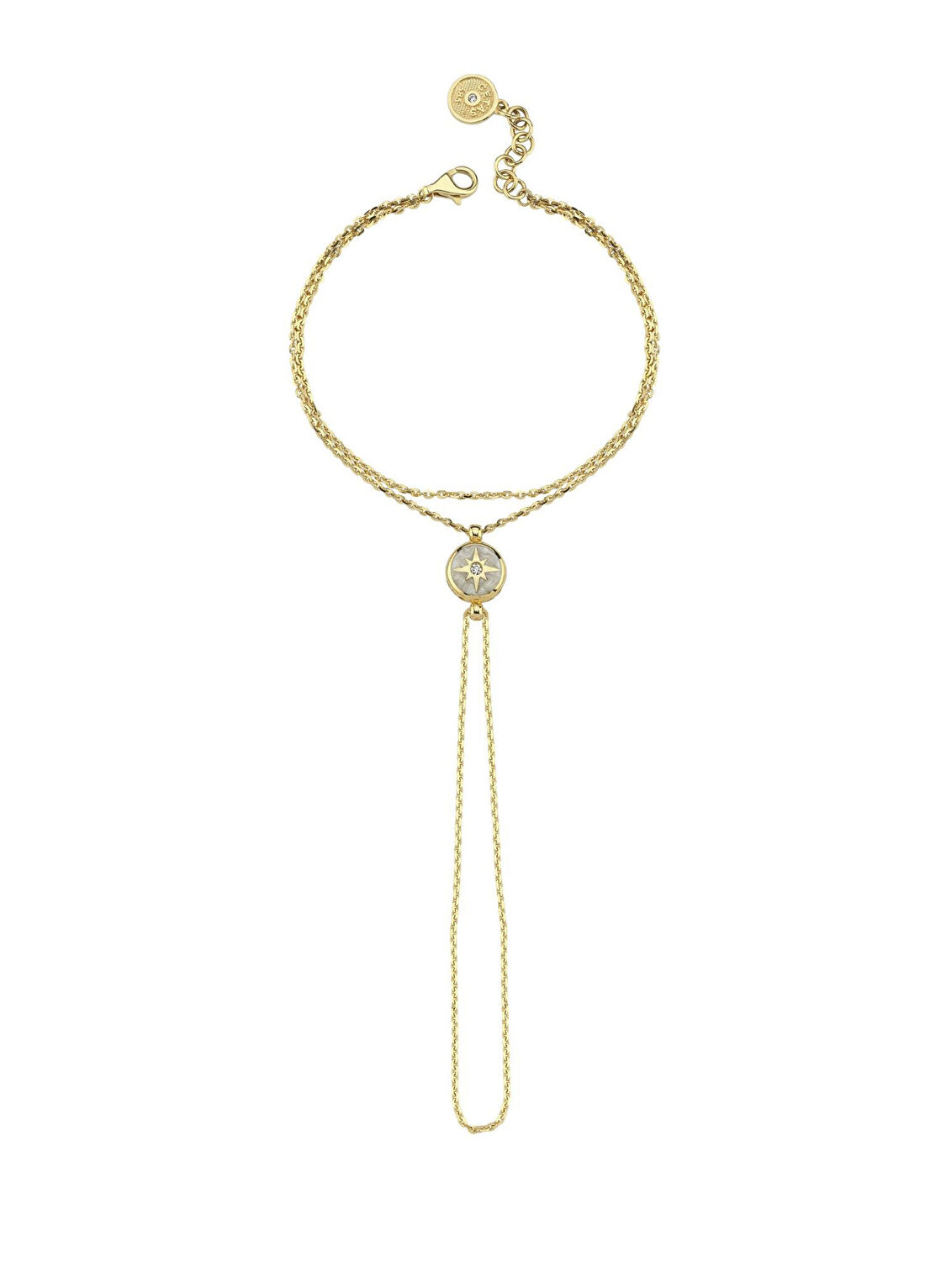 Hamza Yılmaz Jewelry Pusula 14 Ayar Altın Kadın Şahmeran Bileklik