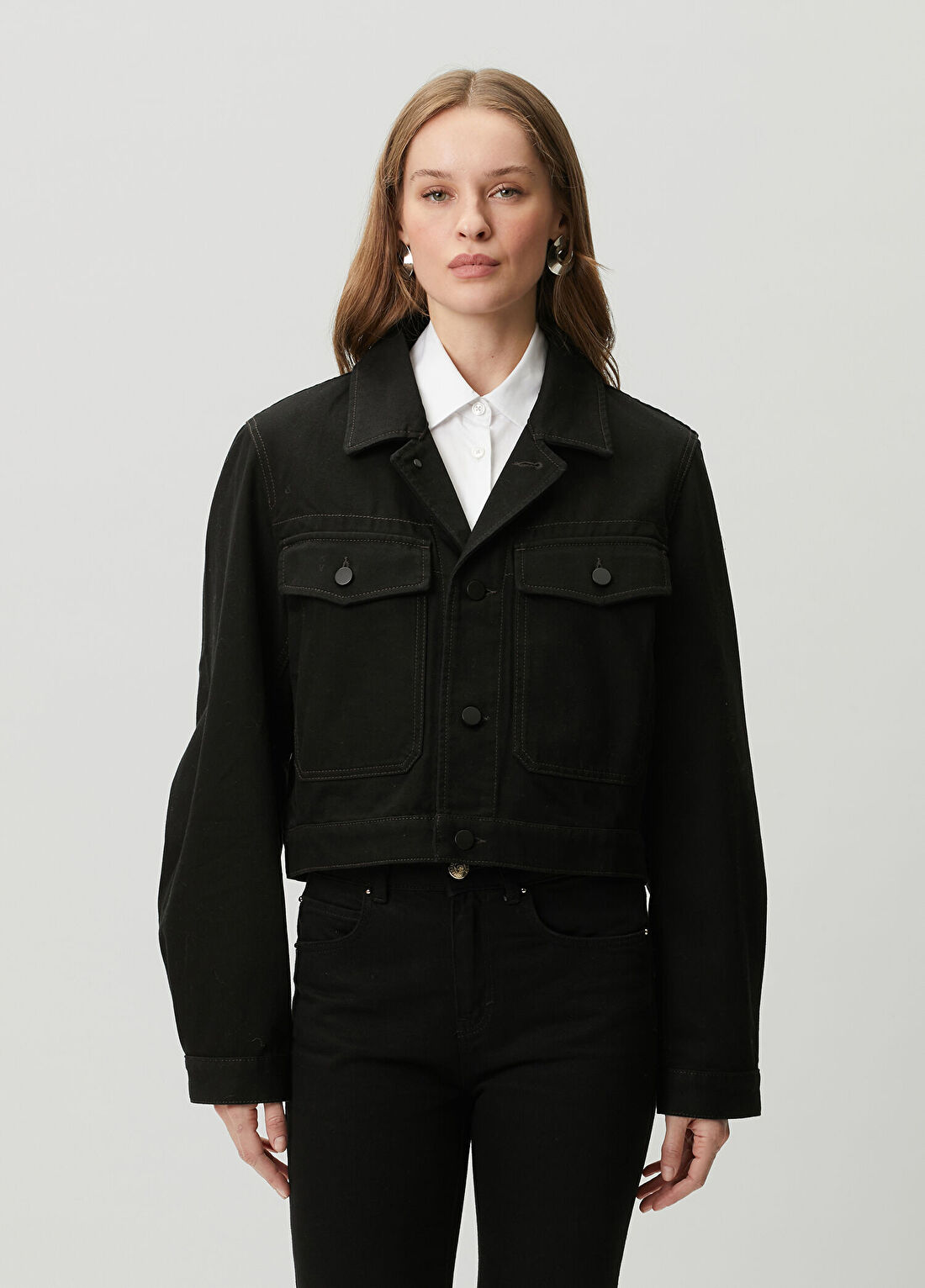 Lemaire Siyah Denim Ceket