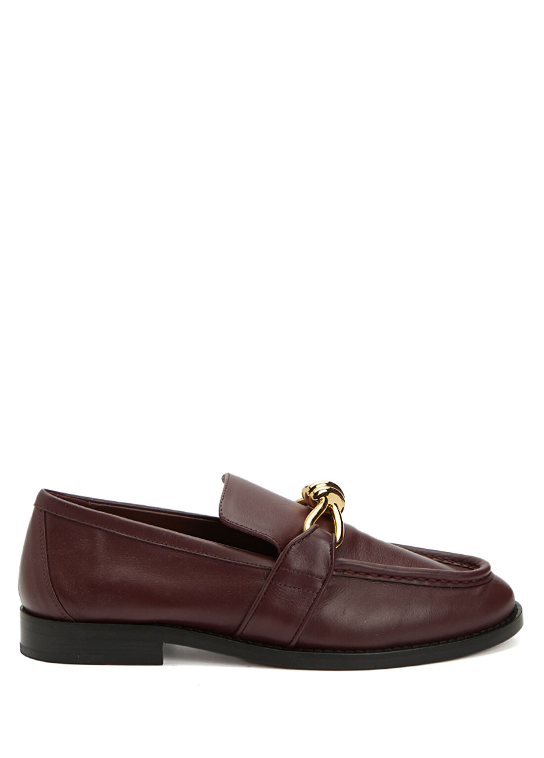 Bottega Veneta Bordo Kadın Deri Loafer