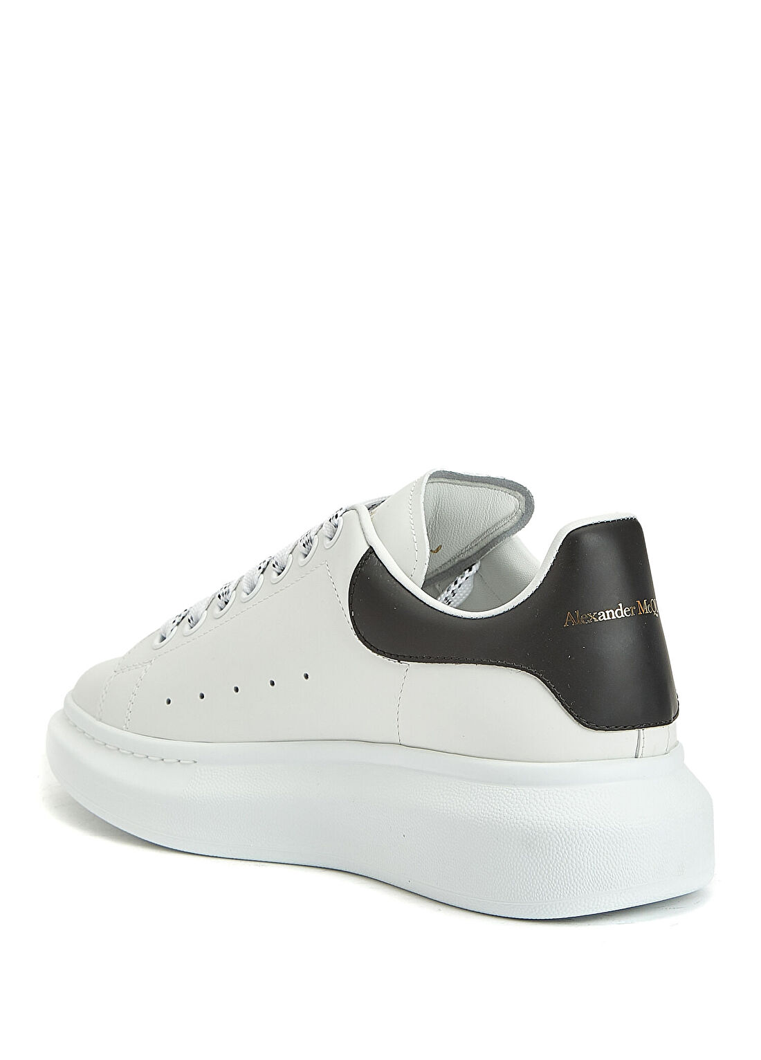 McQueen Oversize Beyaz Erkek Deri Sneaker görsel 3