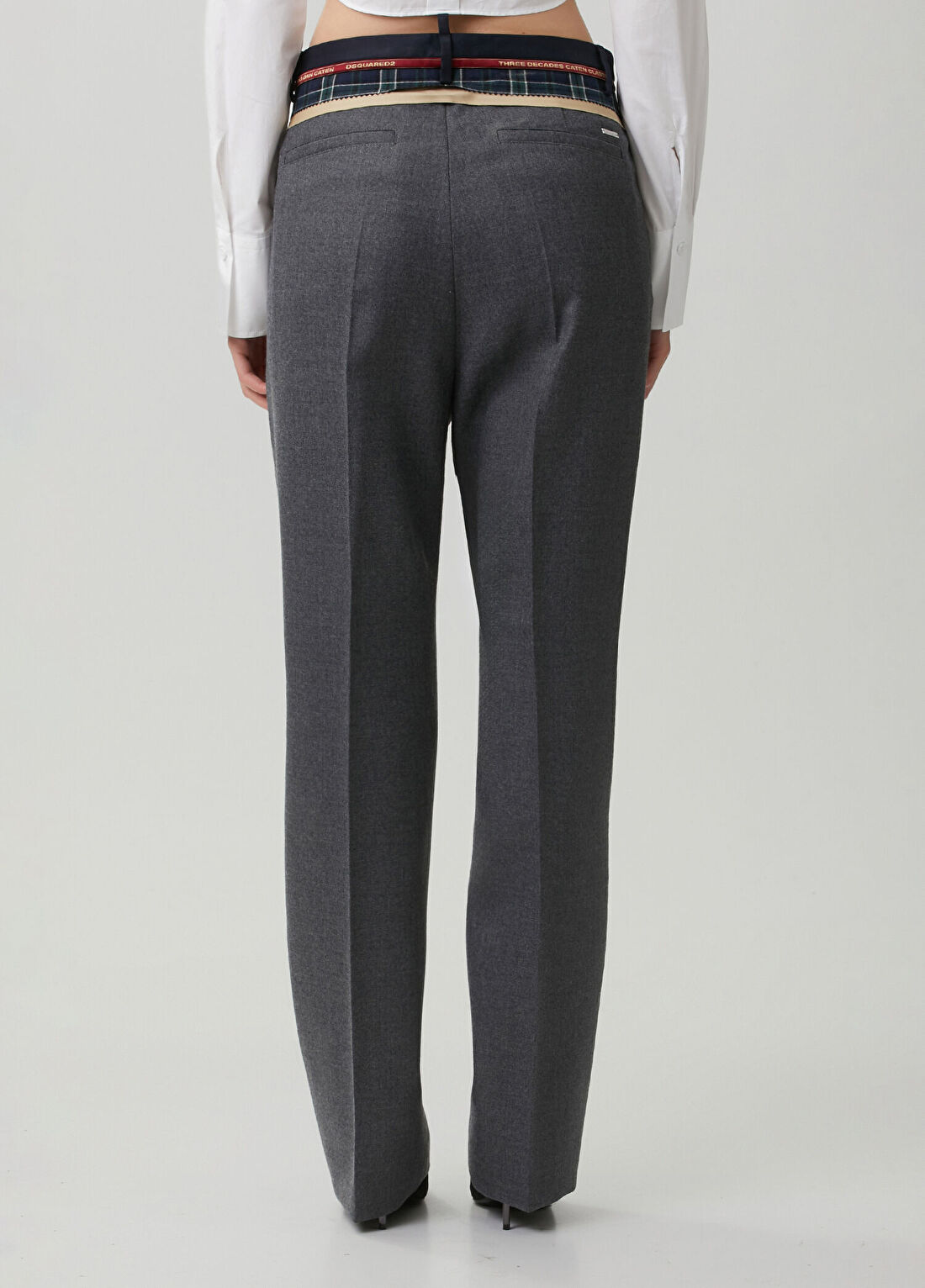 Dsquared2 Hybrid Man Gri Yün Pantolon görsel 4