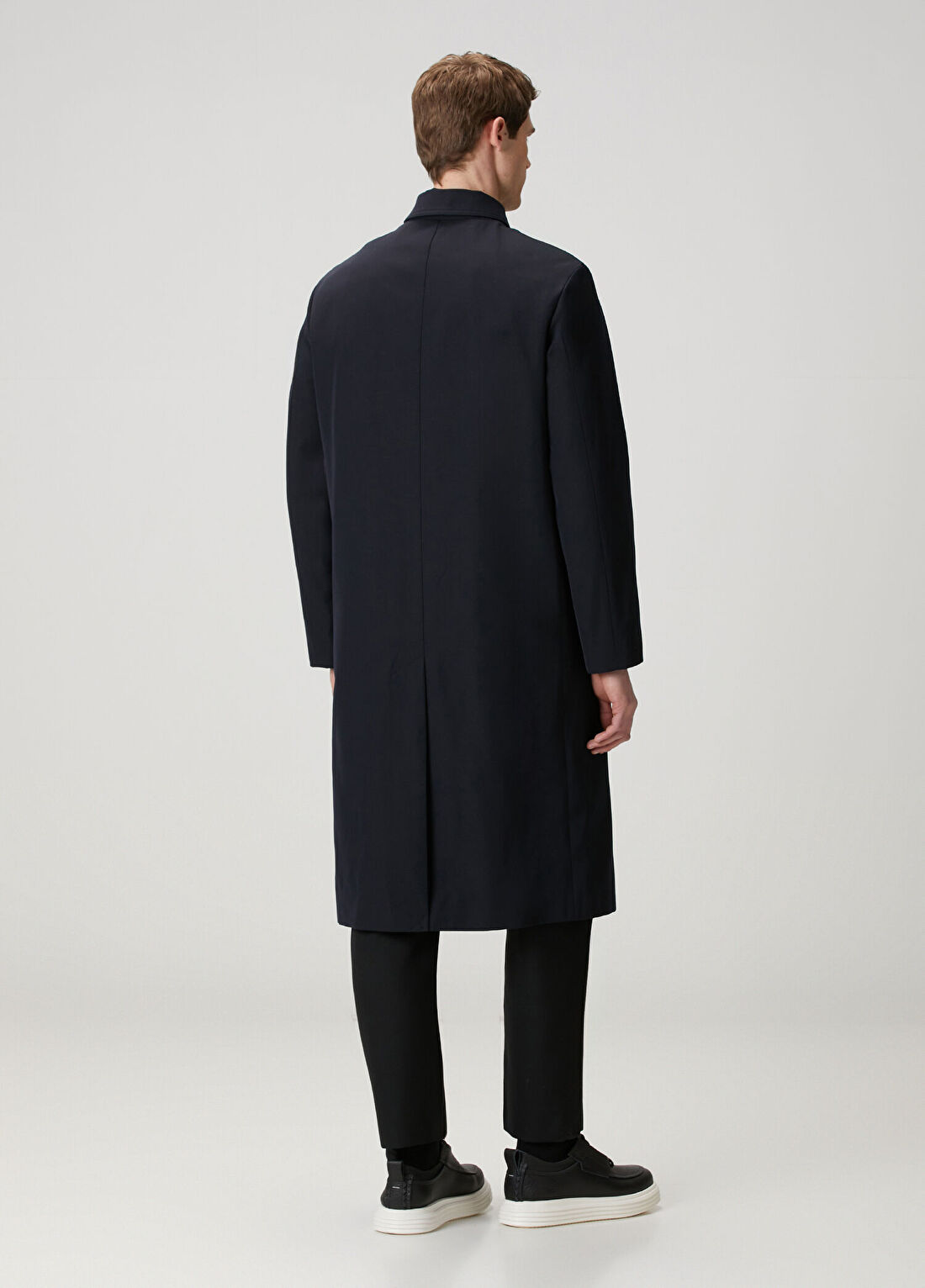 A.P.C. Lacivert Pardösü görsel 4