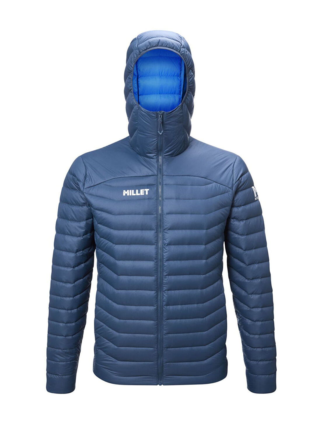 Millet EVOLE LT Mavi Kapüşonlu Erkek Spor Ceket MIV10559 N0395