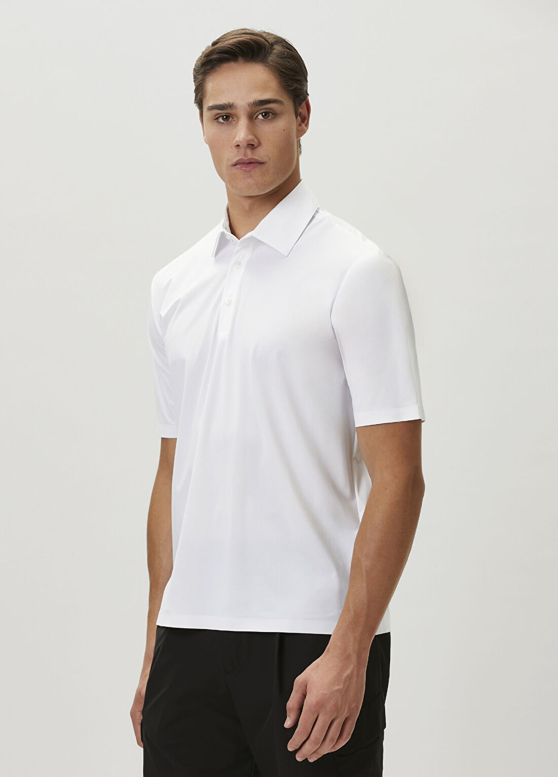 Herno Beyaz Polo T-shirt görsel 3