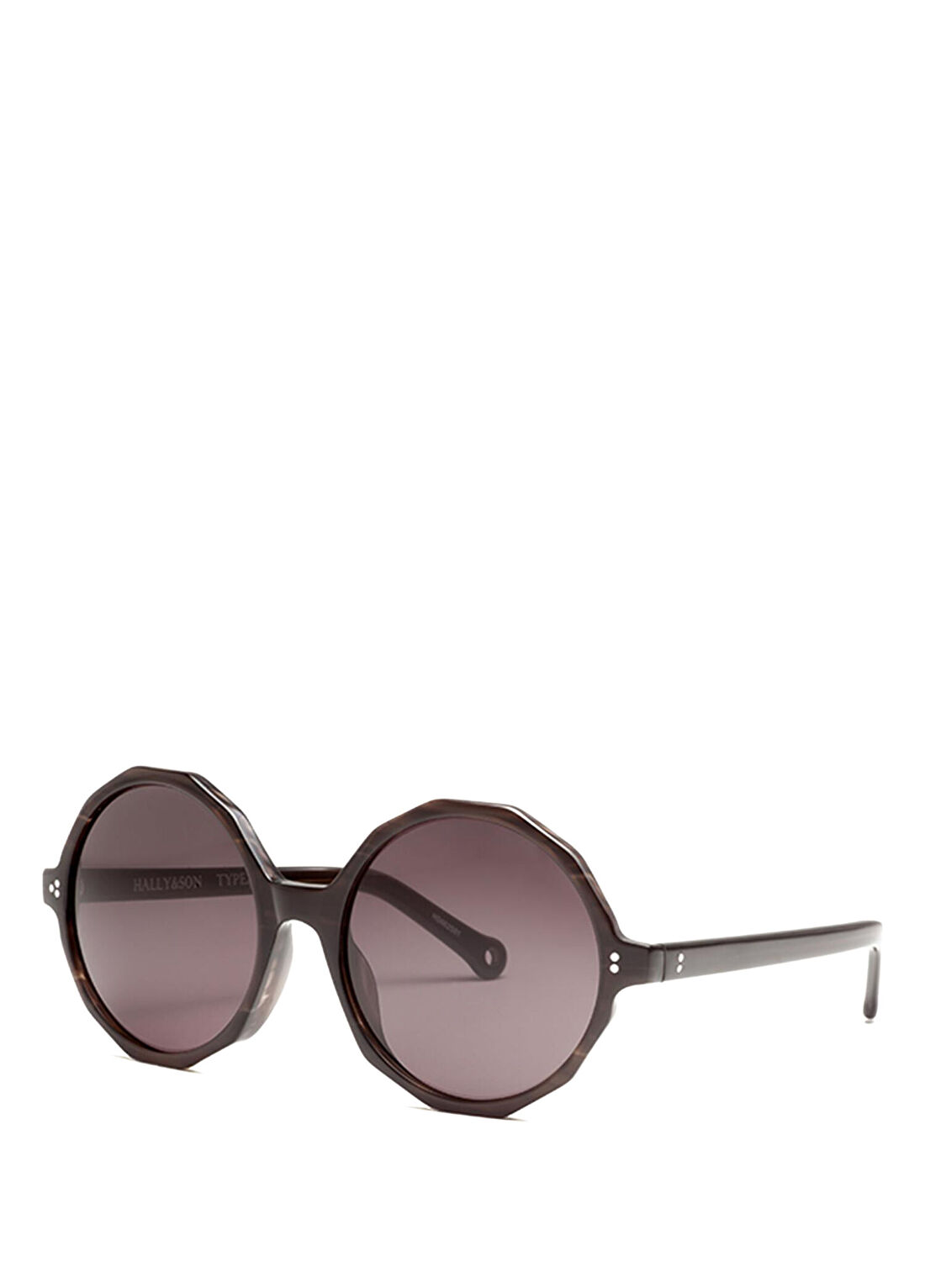 Hally&Son HS662 Bordo Asetat Erkek Güneş Gözlüğü görsel 2