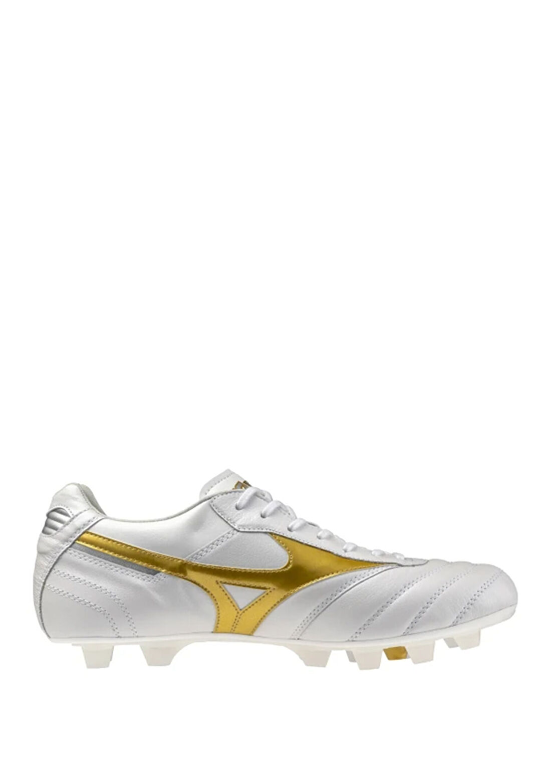Mizuno Morelia 2 Japan Beyaz Altın Rengi Erkek Krampon