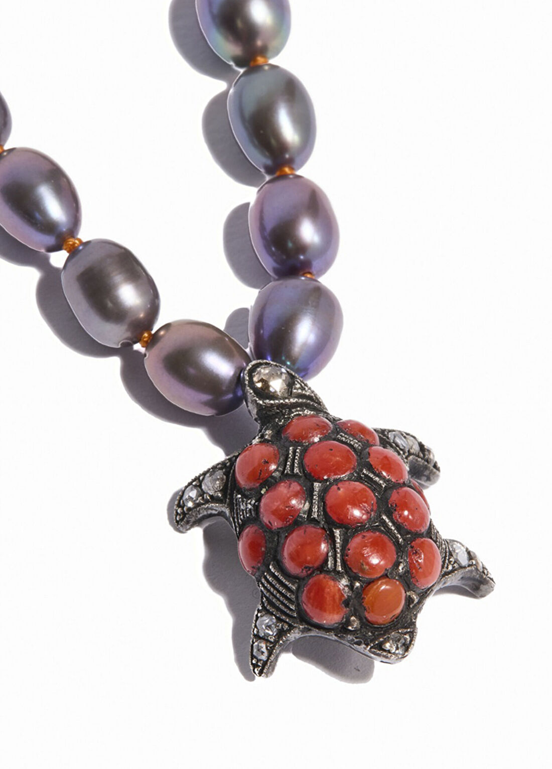 Gözde Atlı Jewellery Doğal Taşlı Kadın Gümüş Kolye görsel 2