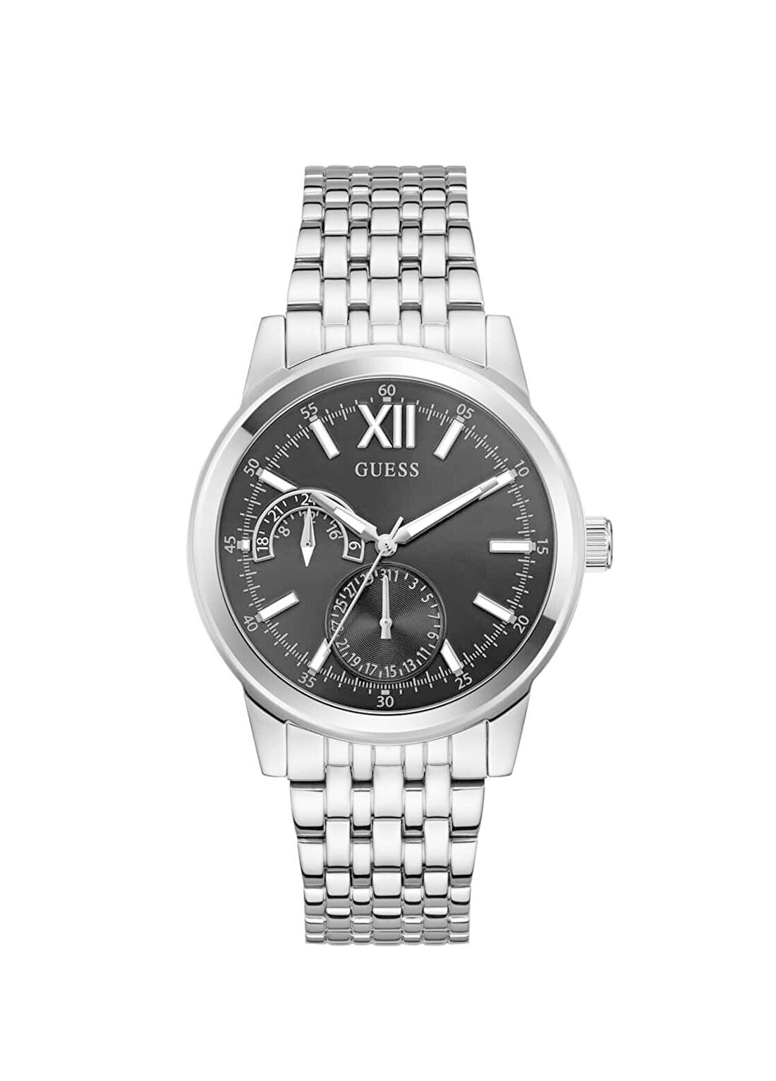 Guess GUGW0976G1 Metalik Gri Çelik Erkek Kol Saati