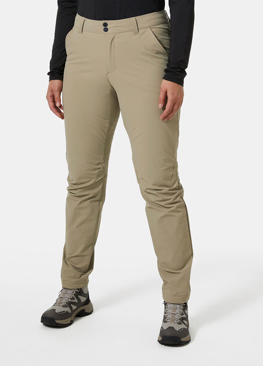 Helly Hansen W Brona Softshell Pebble Kadın Pantolon görsel 2