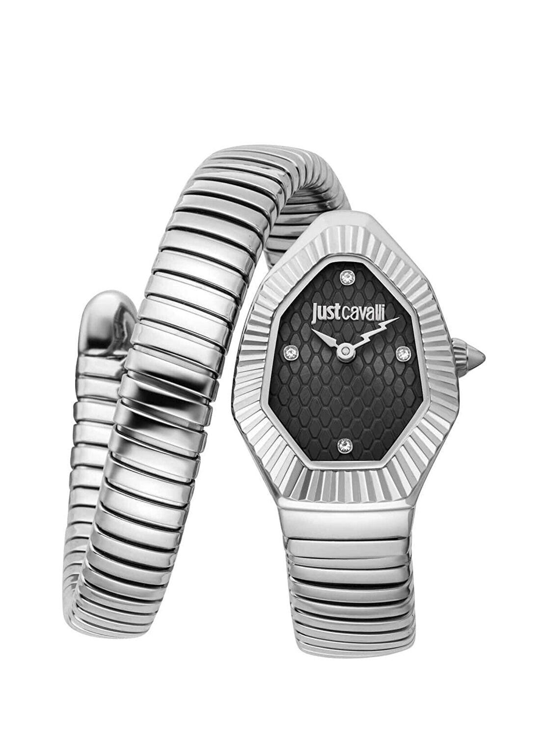 Just Cavalli JC1L430M0025 Ondina Metalik Gri Çelik Kadın Kol Saati