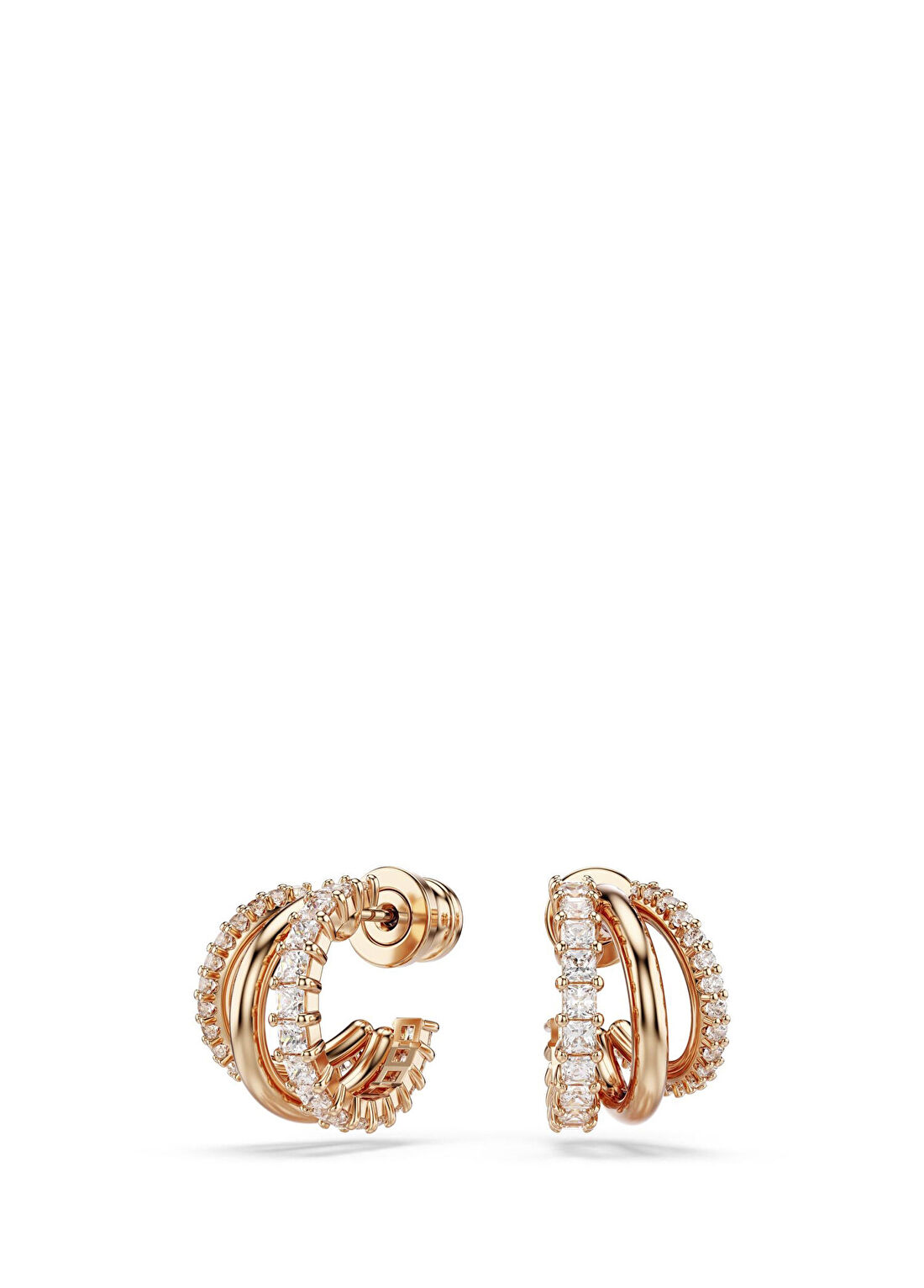 Swarovski Hyperbola Pe Cre Ros Rose Gold Kadın Küpe