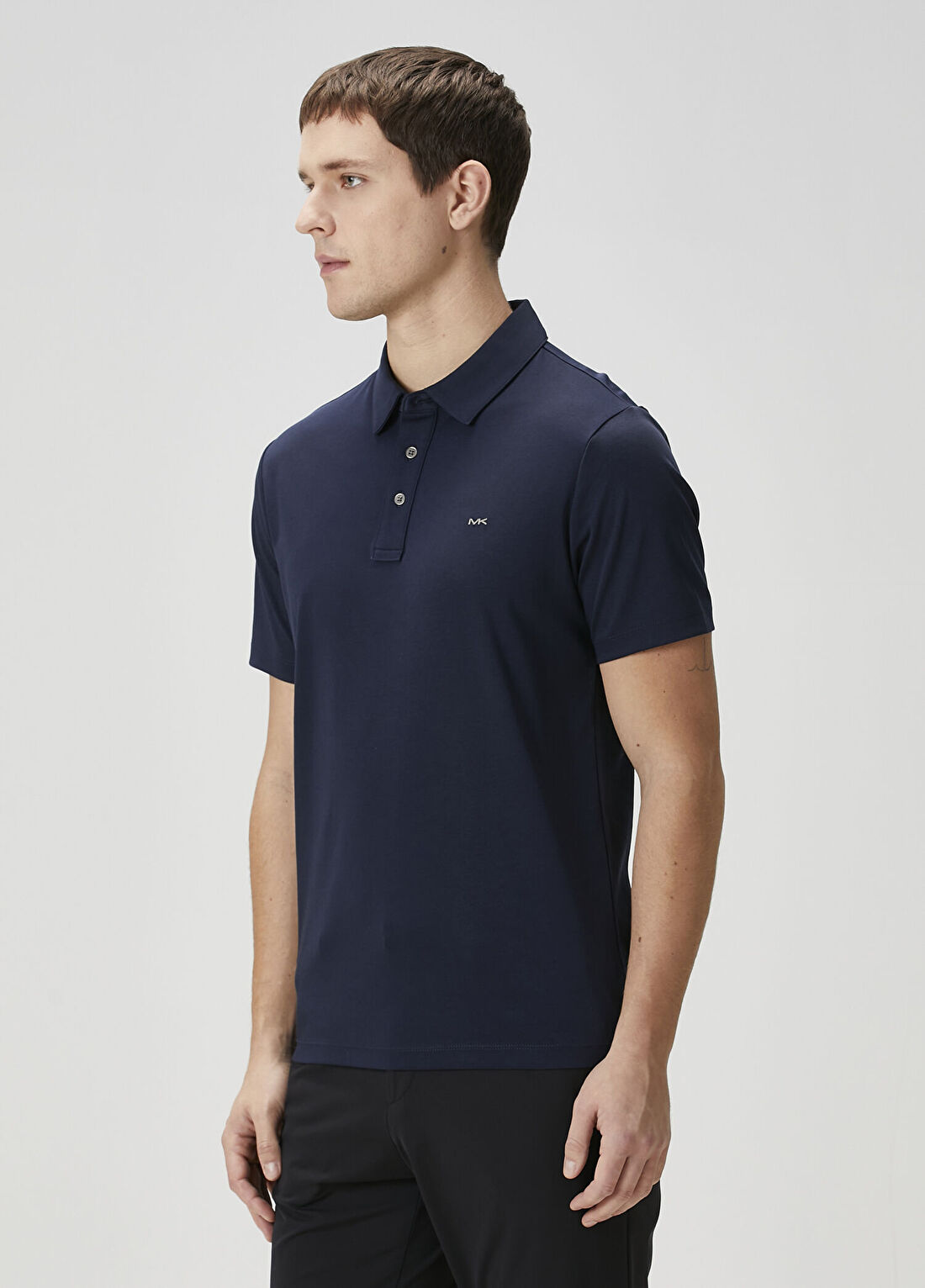 Michael Kors Lacivert Polo Yaka T-shirt görsel 3