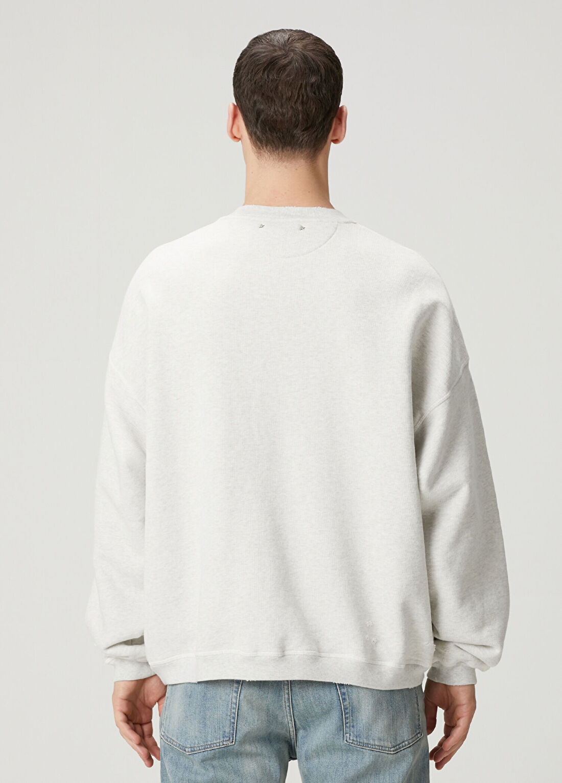 Golden Goose Star Gri Sweatshirt görsel 4