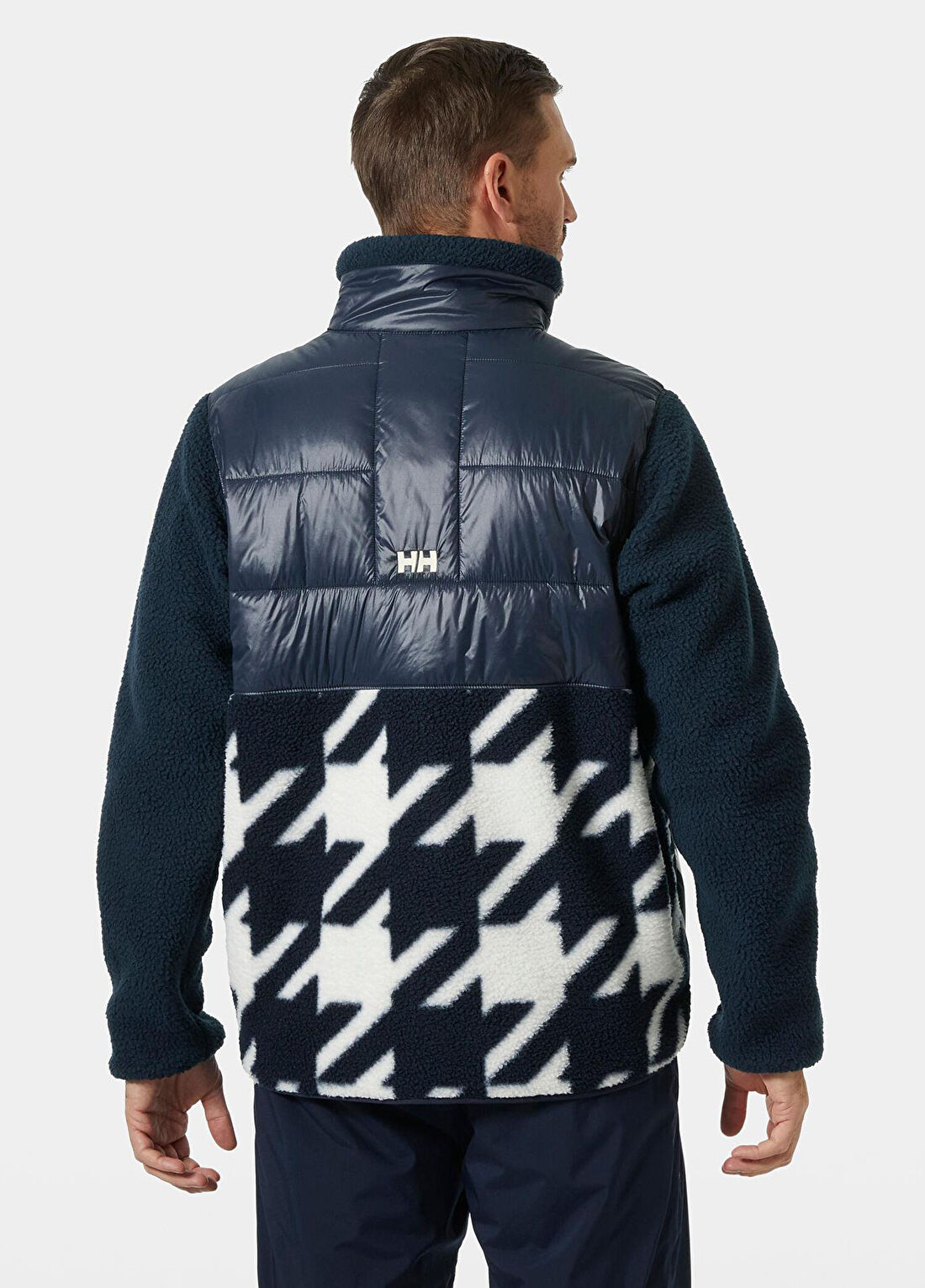 Helly Hansen Village Hybrid Navy Erkek Mont görsel 3