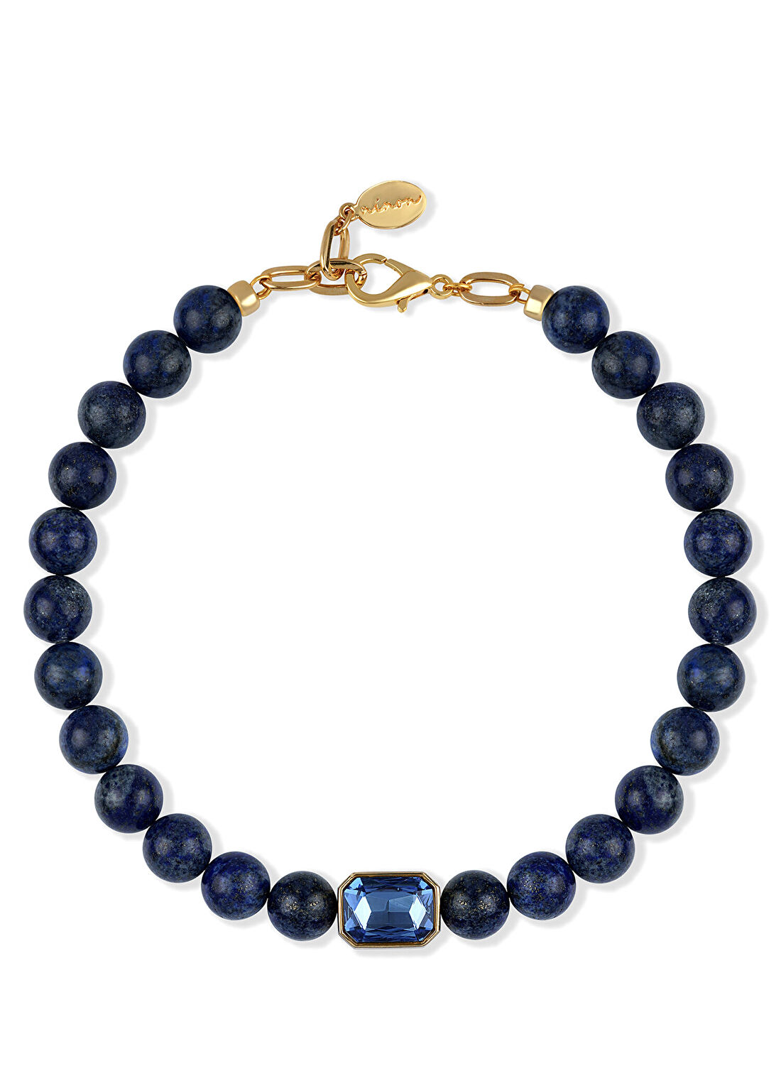 Ninon Bodrum Lapis ve Kristal Kolye