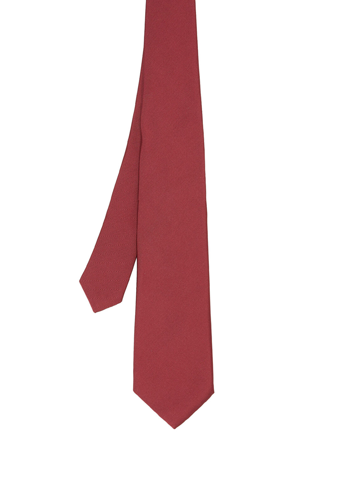Beymen Collection Bordo İpek Kravat