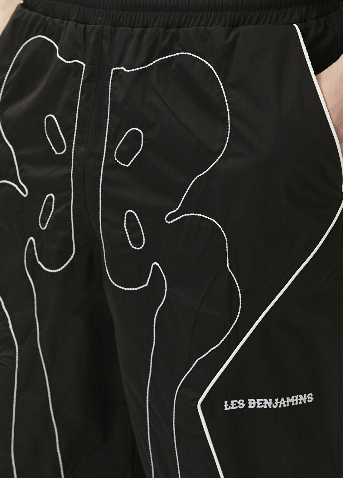 Les Benjamins 202 Siyah Eşofman Altı görsel 4