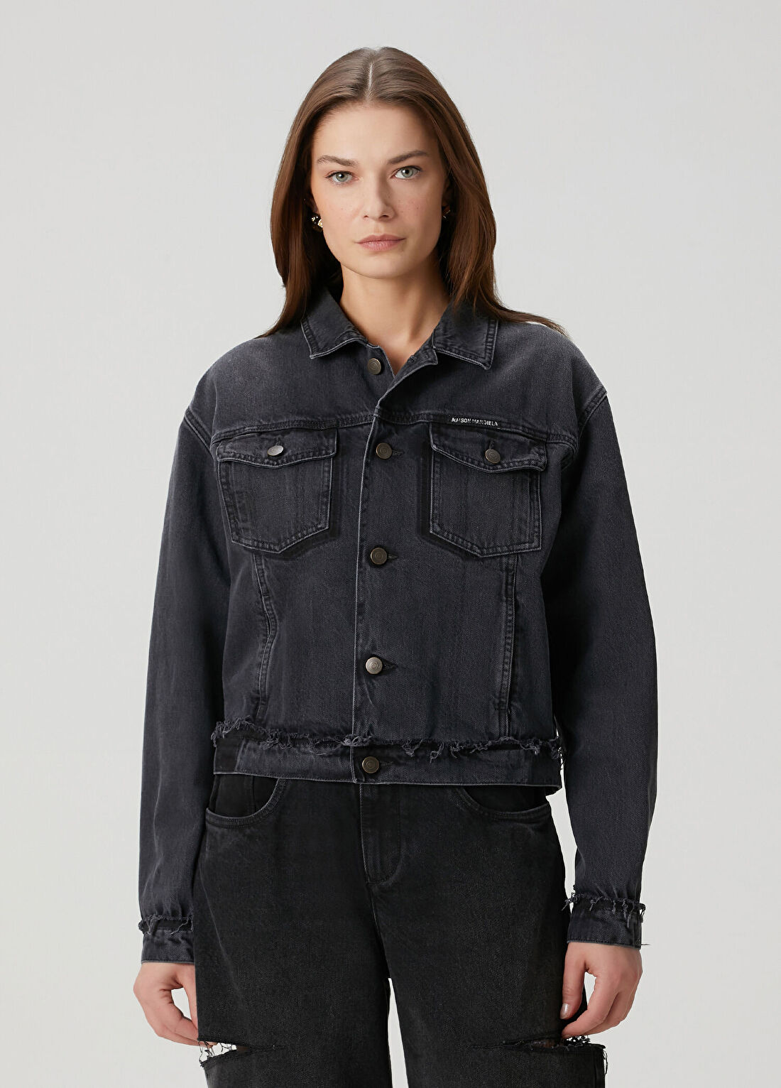 Maison Margiela Siyah Denim Ceket