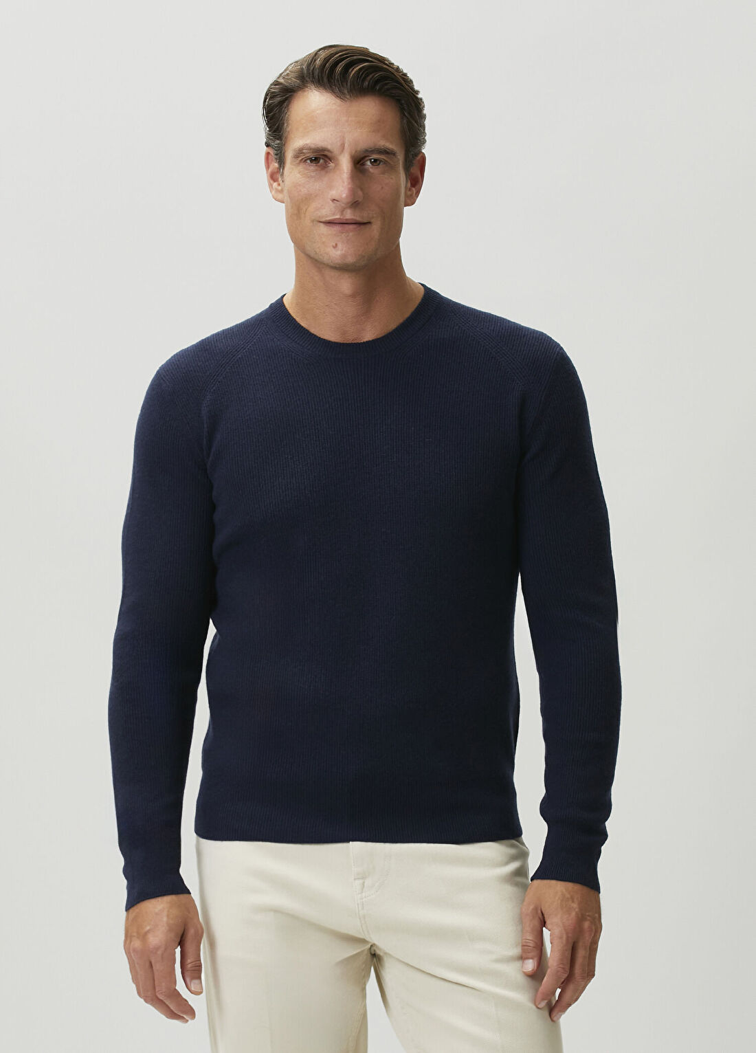 Ralph Lauren Purple Label Lacivert Kaşmir Kazak