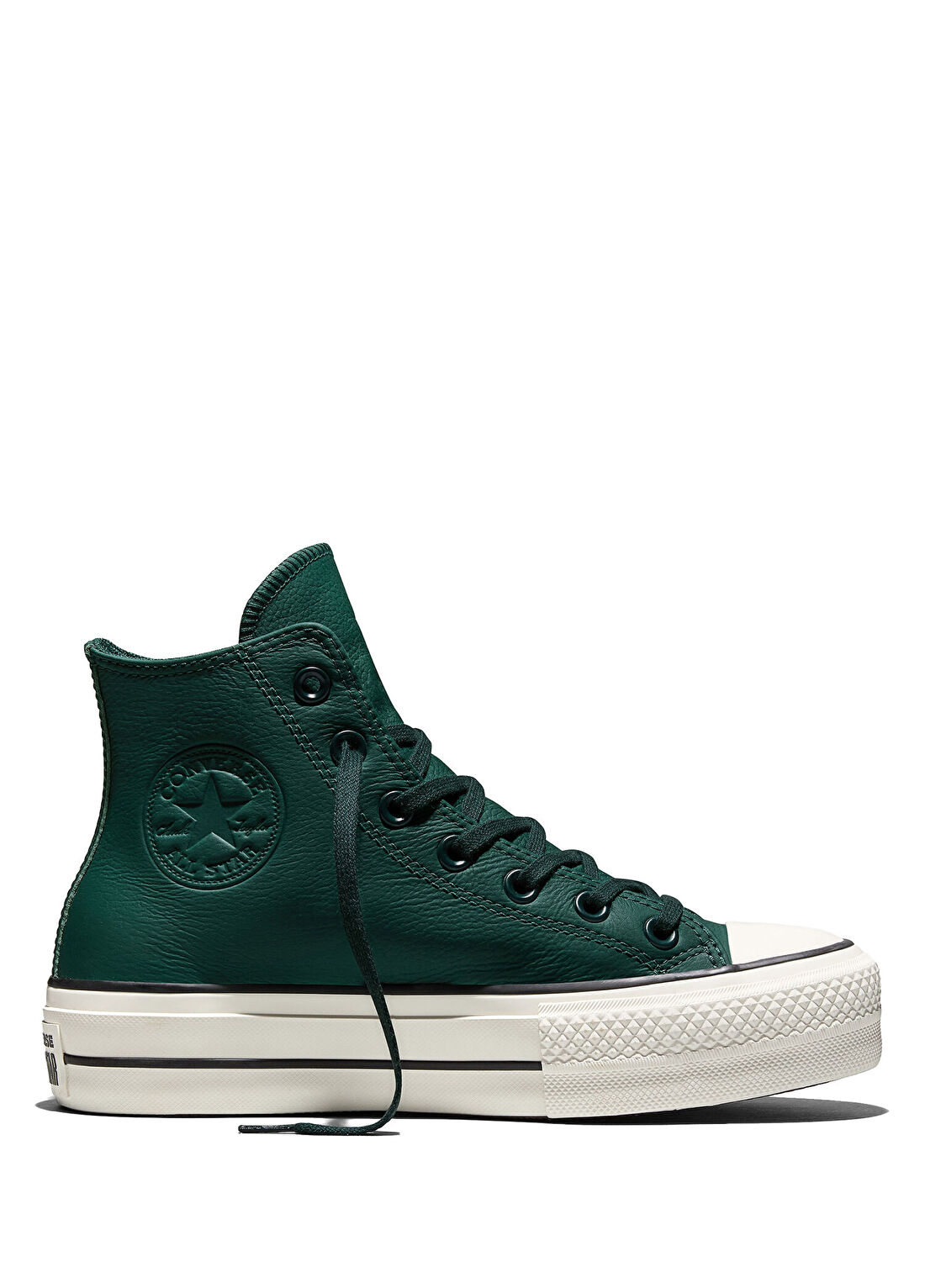Converse Chuck Taylor All Star Lift Yeşil Deri Kadın Sneaker