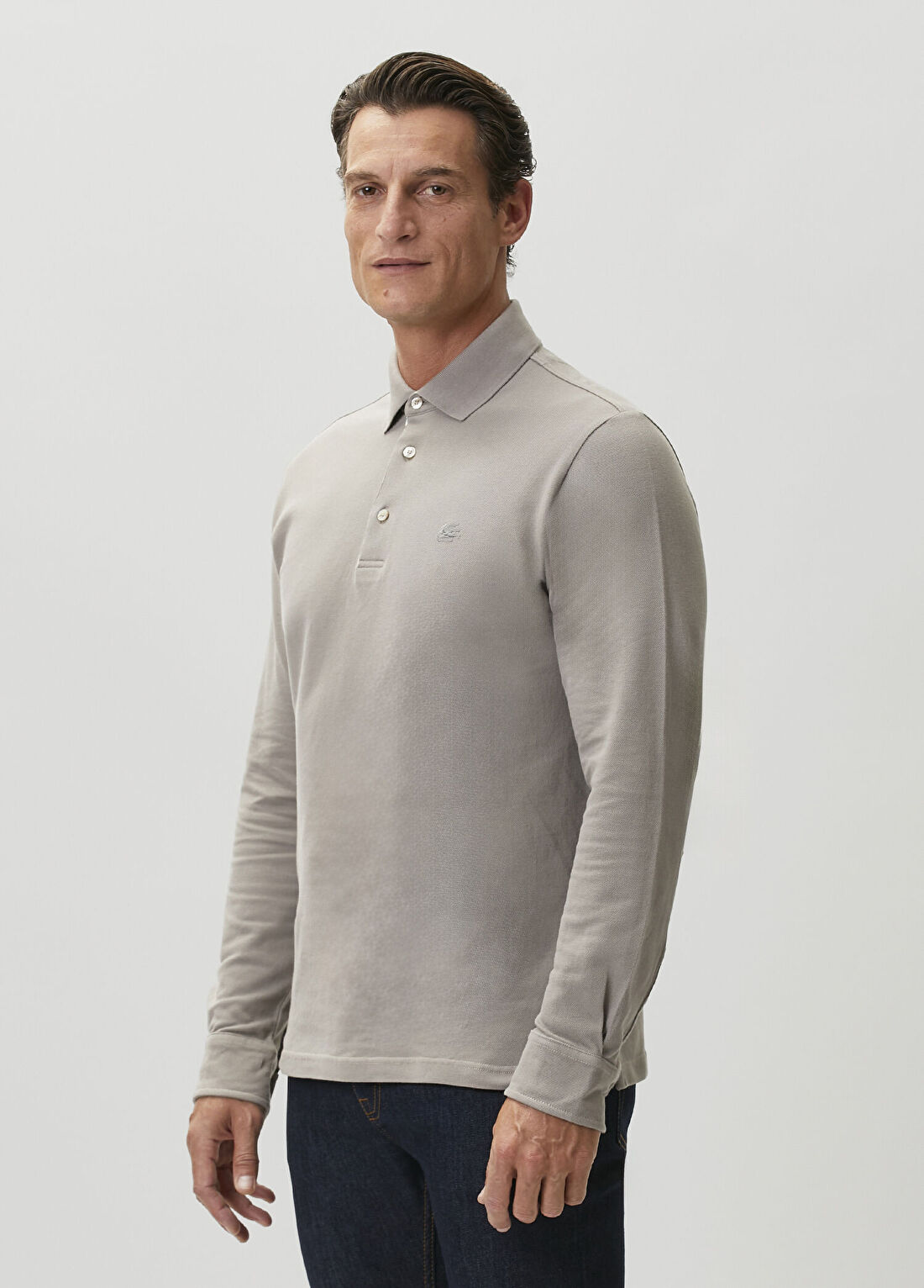 Etro Bej Polo T-shirt görsel 3