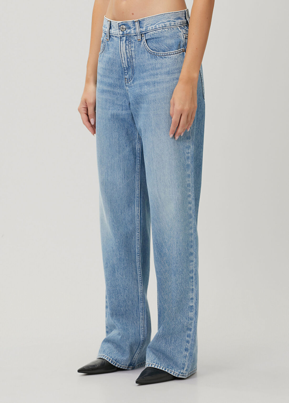 Helmut Lang Wardrobe Mavi Jean Pantolon görsel 2