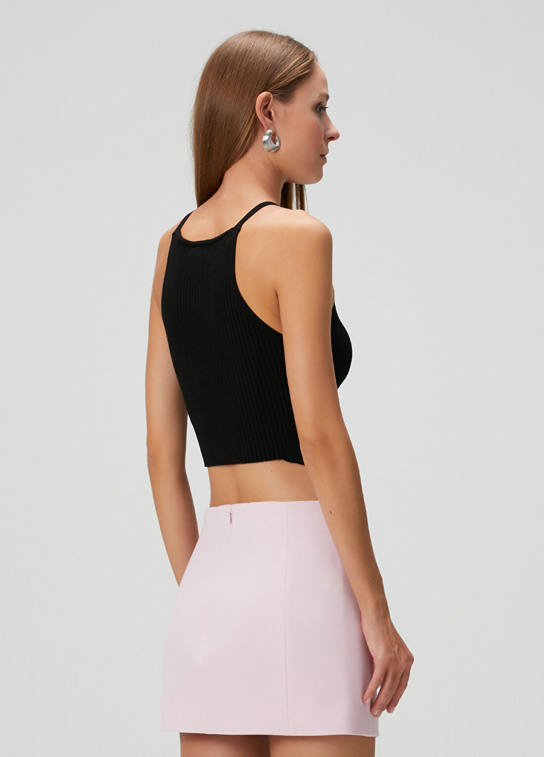 Courreges Siyah Ribli Atlet görsel 4