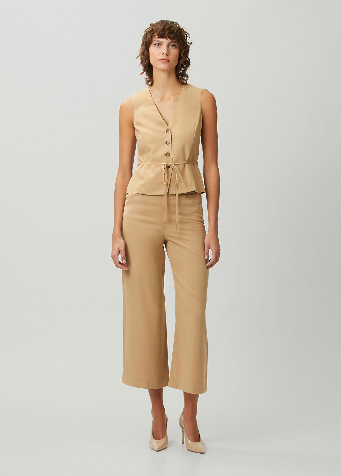 Rag&Bone Allison Koyu Bej Pantolon